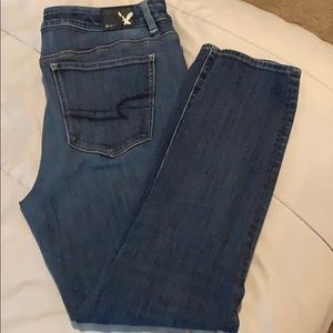 American Eagle Outfitters Short Cut Skinny Jeans